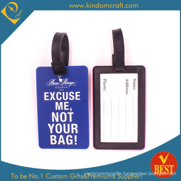 Fashion PVC Luggage Tags for Promotional Gifts (JN-T01)